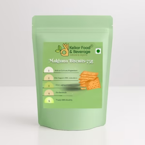 Vegan Makhana(Foxnu) Biscuits-75g