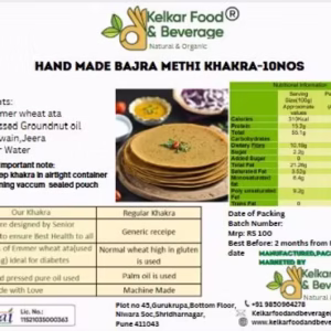 Bajra Methi Khakra - (10nos)